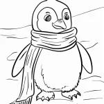 coloriage Pingouin a imprimer