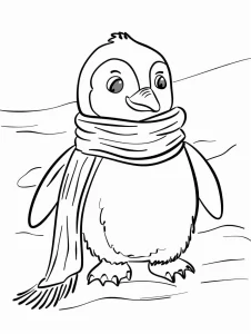 coloriage Pingouin a imprimer