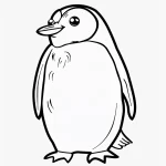 coloriage Pingouin gratuit