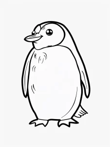 coloriage Pingouin gratuit