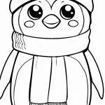 coloriage Pingouin d
