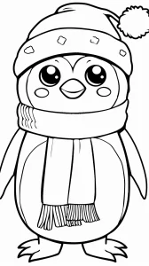 coloriage Pingouin d