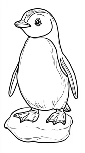 coloriage Pingouin pour enfant de 6 ans