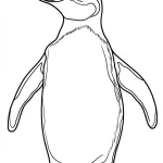image pour coloriage Pingouin enfant