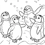 télécharger coloriage Pingouin gratuit