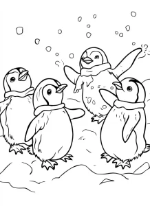télécharger coloriage Pingouin gratuit