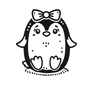 a imprimer coloriage Pingouin gratuit