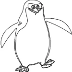 coloriage Pingouin a telecharger