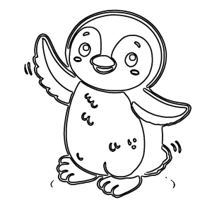 coloriage Pingouin a imprimer gratuit