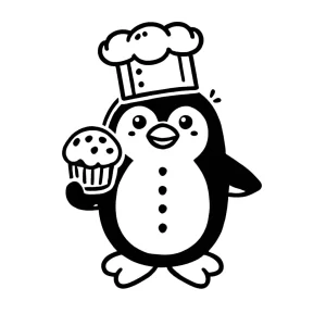 coloriage Pingouin pour enfants a imprimer gratuit