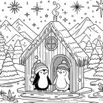 coloriage Pingouin et dessins