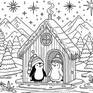 coloriage Pingouin et dessins