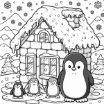 coloriage Pingouin en ligne pour enfant
