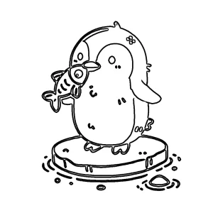 coloriage Pingouin a imprimer gratuitement