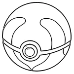 coloriage Pokeball a imprimer gratuitement
