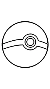 coloriage Pokeball d
