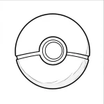coloriage Pokeball à imprimer pour enfants