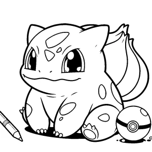 coloriage Pokeball a dessiner et imprimer