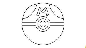 coloriage Pokeball à imprimer pdf gratuit