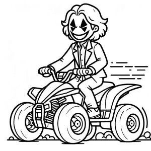 coloriage Quad d