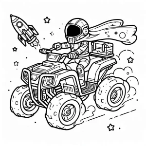 coloriage Quad et dessins