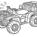 coloriage Quad a imprimer gratuitement