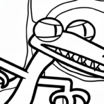 coloriage Rainbow Friends updated a imprimer gratuit