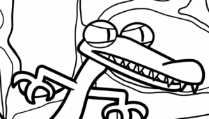coloriage Rainbow Friends updated a imprimer gratuit