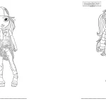 coloriage Rainbow High à imprimer pdf