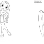 coloriage Rainbow High a imprimer gratuit