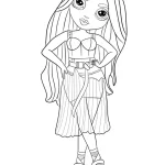 coloriage Rainbow High pour enfant a imprimer gratuit