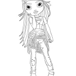 coloriage Rainbow High a dessiner et imprimer