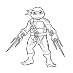 coloriage Raphael et ses Saïs à imprimer