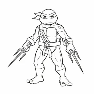 coloriage Raphael et ses Saïs à imprimer