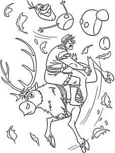 coloriage Reine Des Neiges 2 a dessiner et imprimer