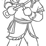 coloriage Reine Des Neiges 2 à imprimer pour enfant de 4 ans