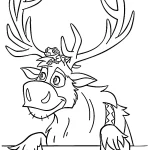 coloriage Reine Des Neiges 2 pour enfant de à imprimer