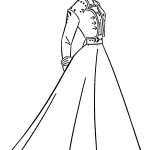 coloriage Reine Des Neiges 2 à imprimer pour enfant de 6 ans
