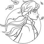 coloriage Reine Des Neiges 2 d