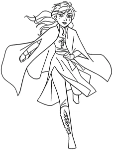 coloriage Reine Des Neiges 2 à imprimer pdf gratuit