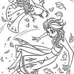 coloriage Reine Des Neiges 2 a telecharger
