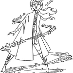 coloriage Reine Des Neiges 2 et dessin a imprimer