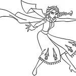 coloriage Reine Des Neiges 2 et dessin a imprimer