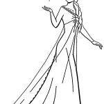 coloriage Reine Des Neiges 2 en ligne pour enfant