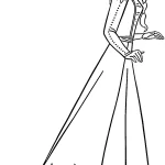 coloriage Reine Des Neiges 2 a colorier en ligne