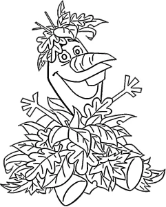 coloriage Reine Des Neiges 2 à imprimer pour enfant de 8 ans