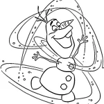 coloriage Reine Des Neiges 2 à imprimer gratuitement