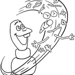 imprimer coloriage Reine Des Neiges 2 pour enfant