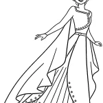 coloriage Reine Des Neiges 2 a imprimer gratuit
