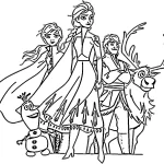imprimer coloriage Reine Des Neiges 2